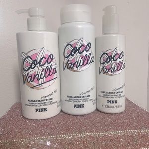 Set of three coco vanilla by Victoria’s Secret Pink